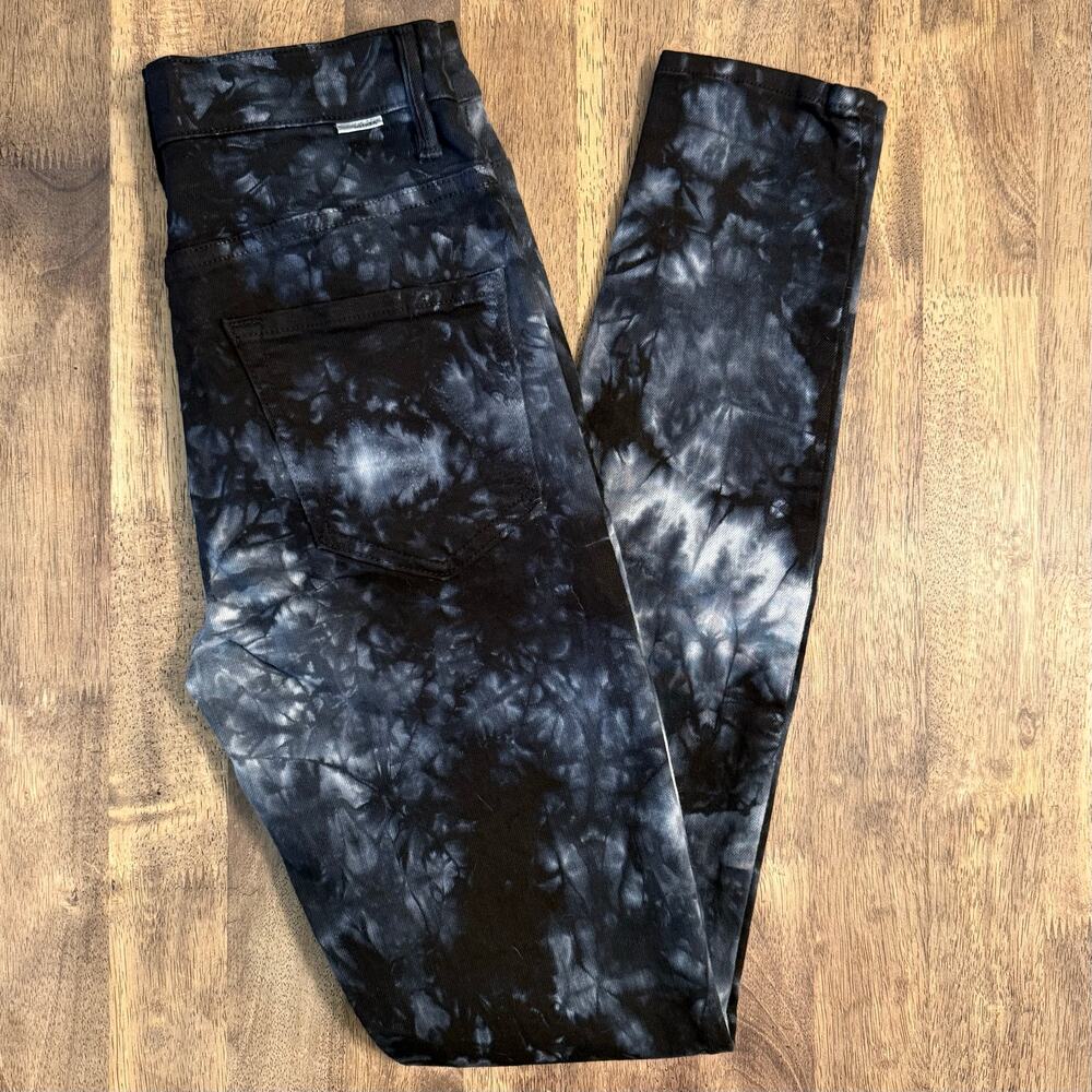 MOTHER Jeans Super Swooner Winding Path Shibori Tie-Dye High-Rise Denim Size 26 - Picture 11 of 11